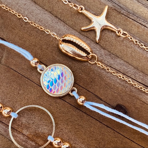 MERMAID ♡ 5 Bracelets GIFT SET - Picture 3 of 7